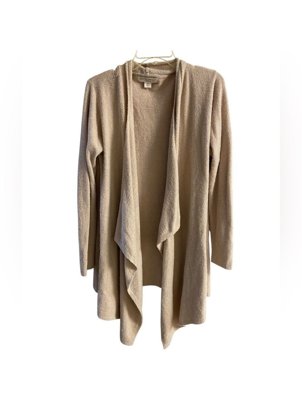 Barefoot Dreams Cream  Chic Lite Sweater draped  hooded‎ L/XL